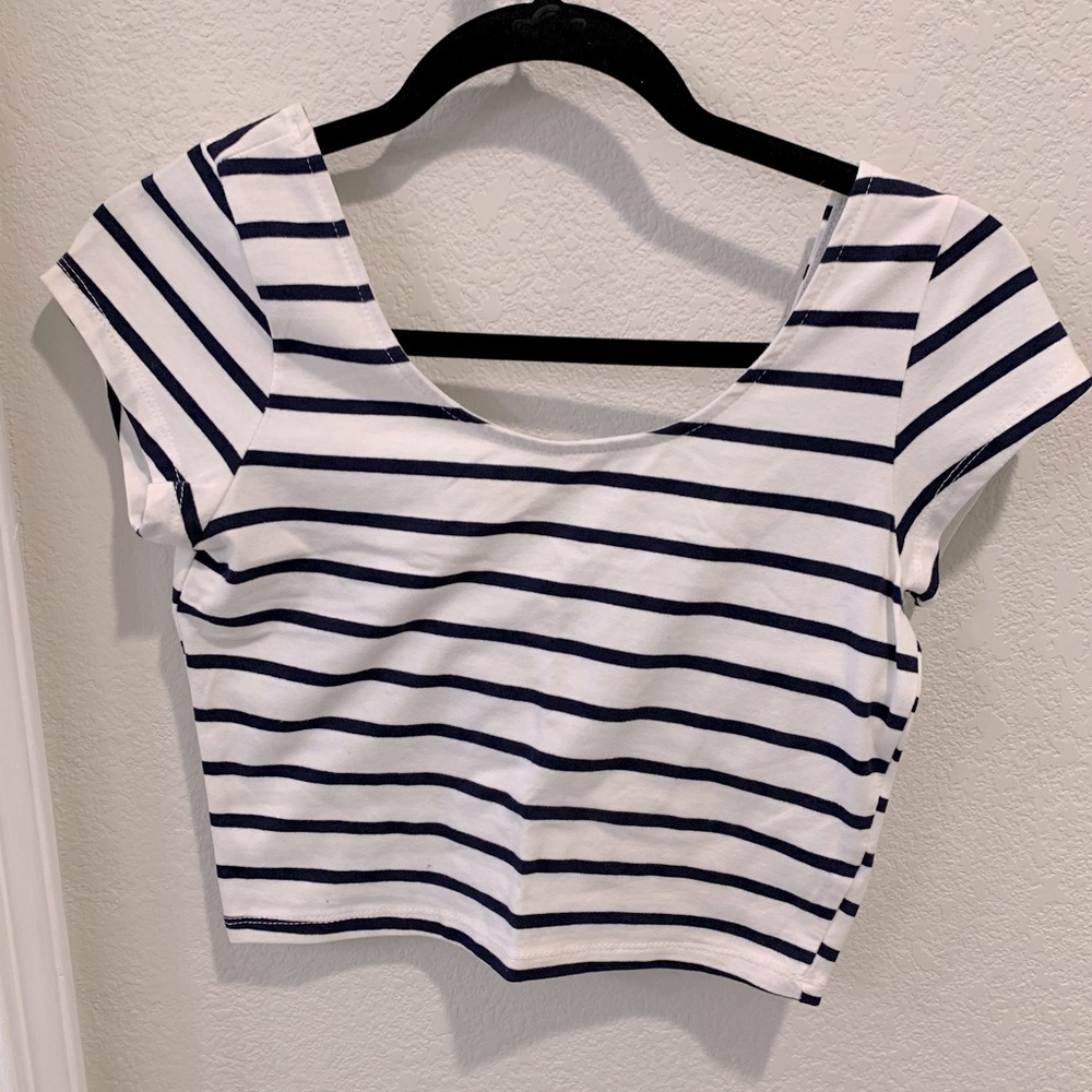 Striped Crop Top